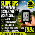 GPS Golf-Entfernungsmesser mit präziser Distanzanzeige und Clip-Halterung